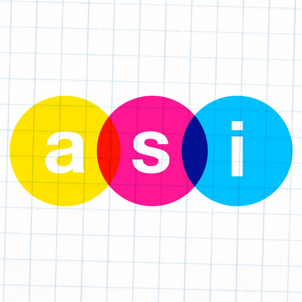 a minimalist Art Sphere Inc. logo overlayed on graph paper